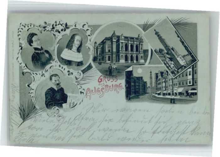 Augsburg Theater Perlachturm Maximilianstrasse