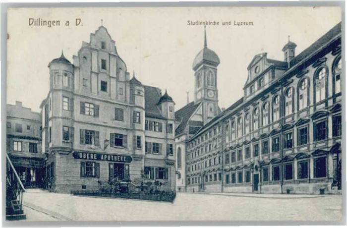 Dillingen Donau Studienkirch Lyzeum Apotheke