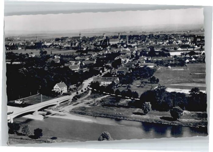 Dillingen Donau Fliegeraufnahme