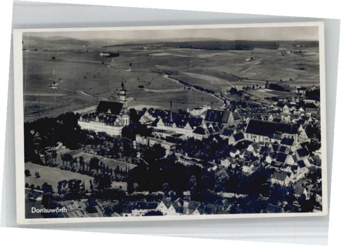 Donauwoerth Bayern Fliegeraufnahme