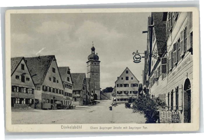 Dinkelsbuehl egringer Strasse und Tor