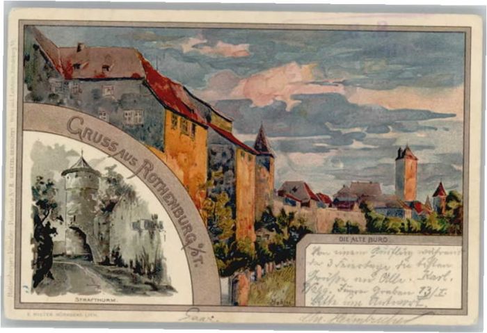 Rothenburg Tauber Strafthurm