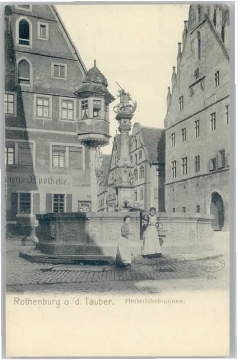 Rothenburg Tauber Herterichbrunnen
