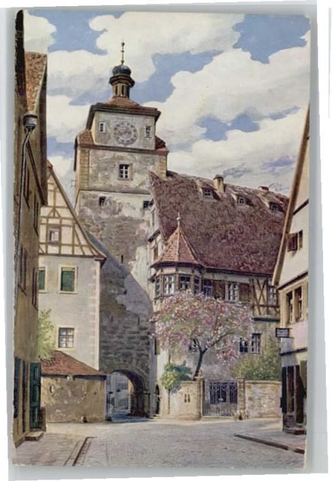 Rothenburg Tauber Weisser Turm