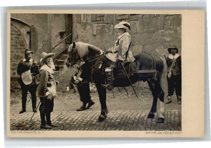 Rothenburg Tauber Wache Rödertor