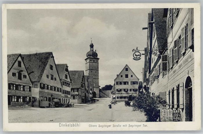 Dinkelsbuehl egringer Strasse und Tor