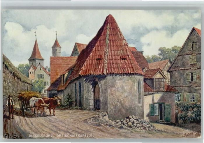 Dinkelsbuehl reikönigs Kappele Künstler Seib *