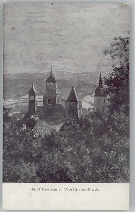 Feuchtwangen Viertürme Motiv