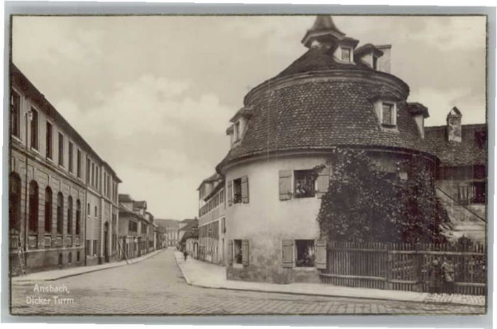 Ansbach Mittelfranken Ansbach Dicker Turm