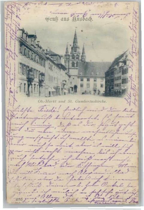 Ansbach Mittelfranken Ansbach St Gumbertus Kirche