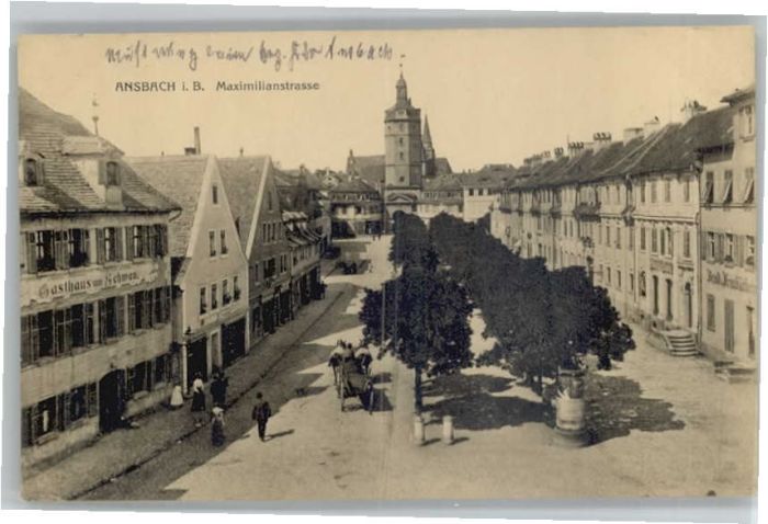 Ansbach Mittelfranken Ansbach Maximilianstrasse