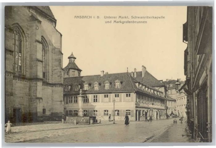 Ansbach Mittelfranken Ansbach Schwanritter Kapelle Markgrafen