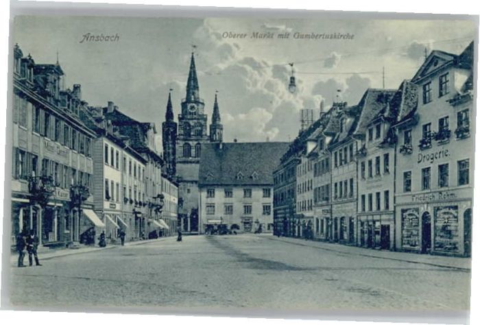 Ansbach Mittelfranken Ansbach Gumbertus Kirche