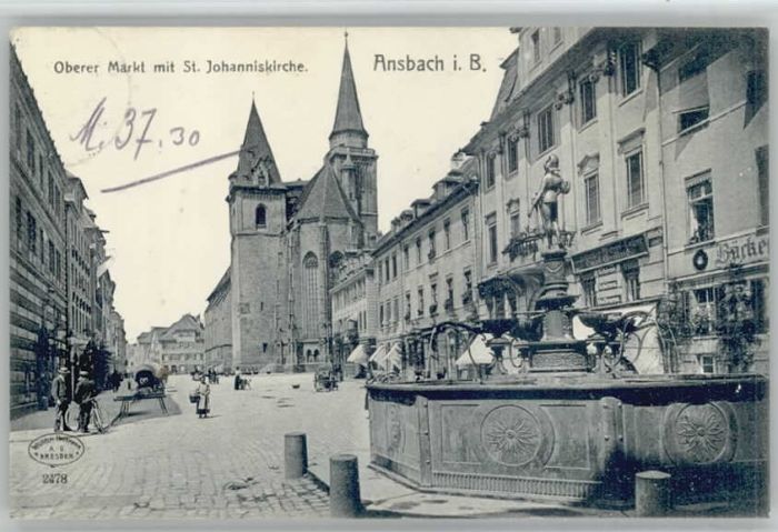 Ansbach Mittelfranken Ansbach St Johannis Kirche