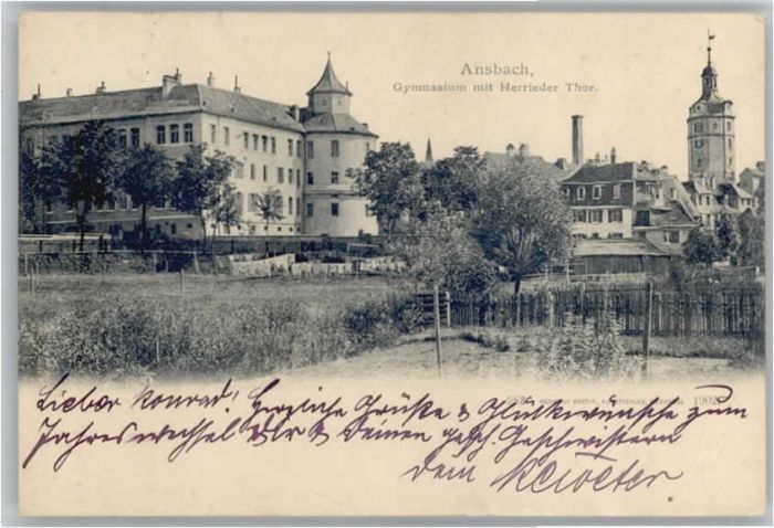 Ansbach Mittelfranken Ansbach Herriedertor