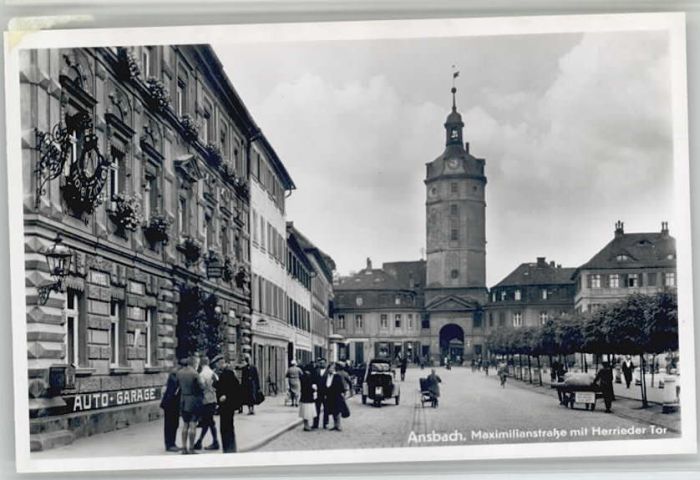 Ansbach Mittelfranken Ansbach Maximilianstrasse Herrieder Tor