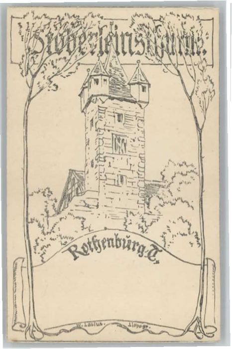 Rothenburg Tauber Künstler W. Lasius