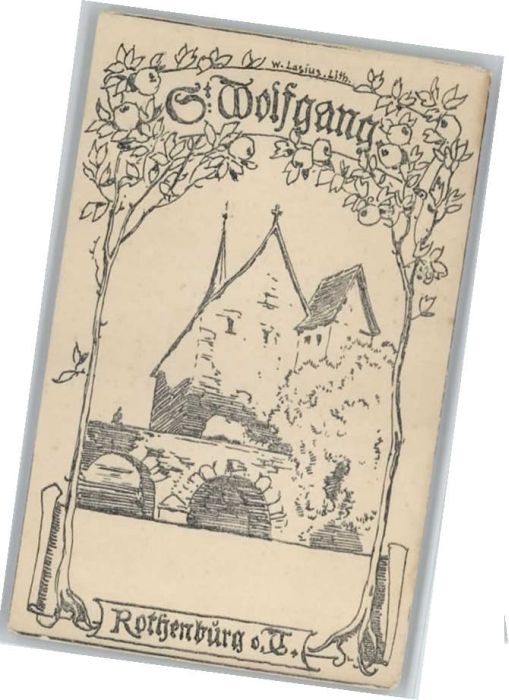 Rothenburg Tauber Künstler W. Lasius