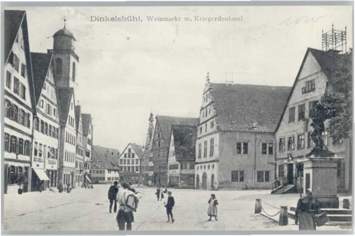 Dinkelsbuehl einmarkt Krieger Denkmal