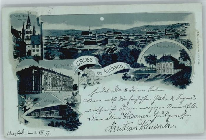 Ansbach Mittelfranken Ansbach St Gumbertus Kirche