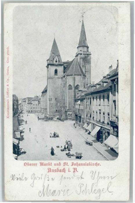 Ansbach Mittelfranken Ansbach St Johannis Kirche