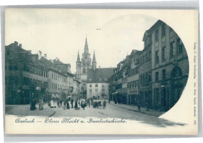 Ansbach Mittelfranken Ansbach Gumbertus Kirche