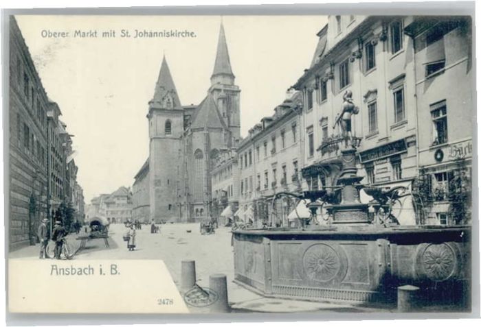 Ansbach Mittelfranken Ansbach St Johannis Kirche