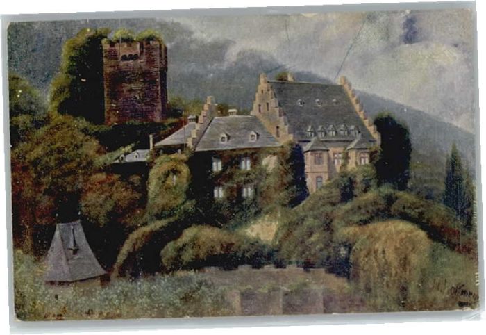 Miltenberg Main Miltenberg Burg Künstler H. Hoffmann