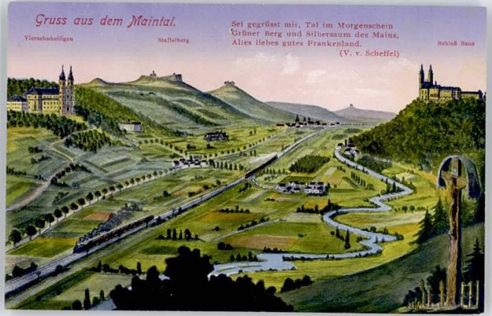 Vierzehnheiligen Staffelberg Schloss Banz Maintal