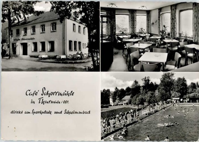 Thurnau Cafe Schorrmühle Schwimmbad