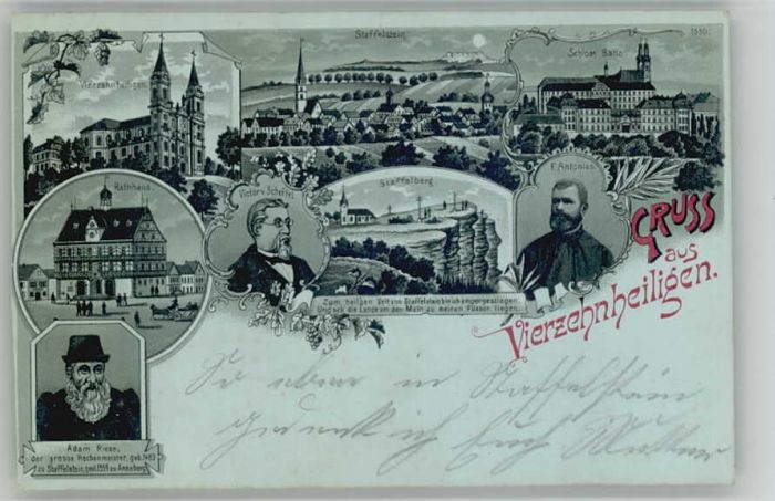 Vierzehnheiligen Staffelstein Staffelberg Schloss Banz