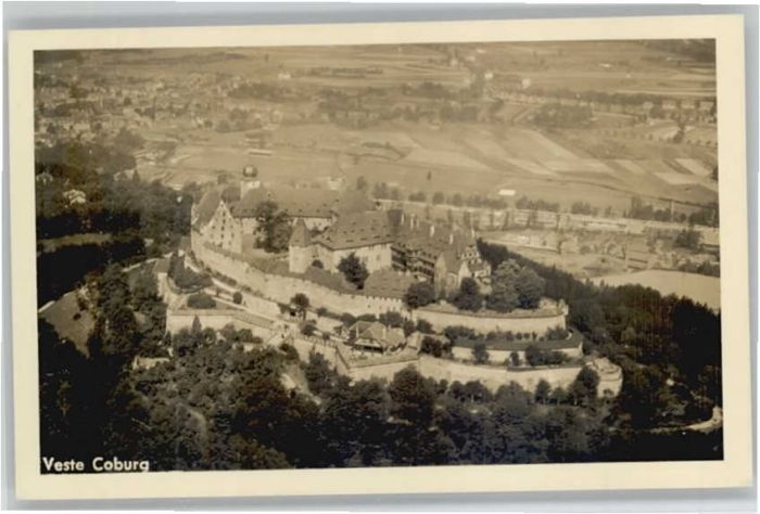 Coburg Bayern Fliegeraufnahme Veste