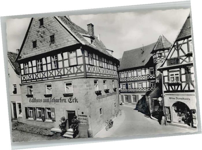 Kronach Oberfranken Kronach Gasthaus zum scharfen Eck