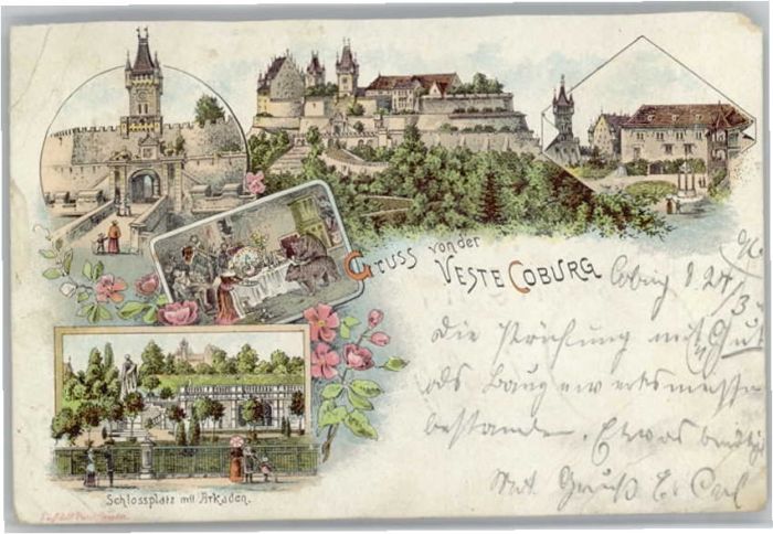 Coburg Veste Schlossplatz Arkaden