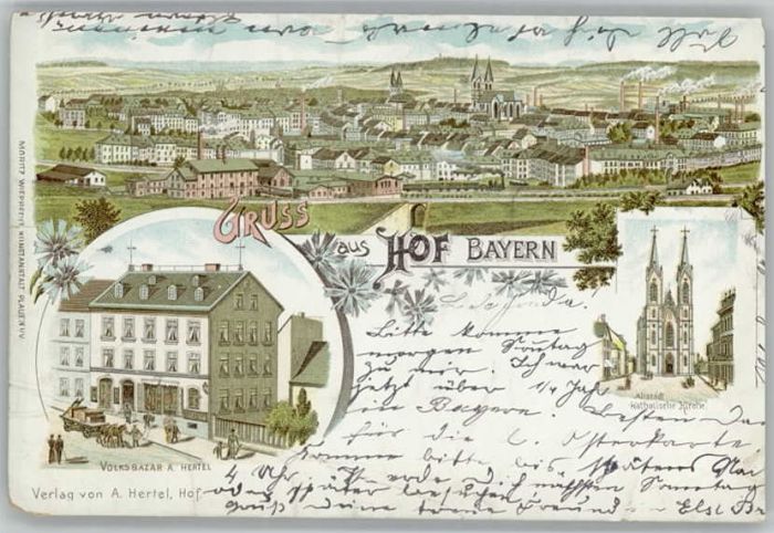 Hof Saale Hof Bazar A. Hertel