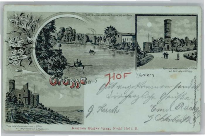 Hof Saale Hof Ruine Labyrinthberg