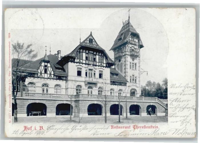 Hof Saale Hof Restaurant Theresienstein