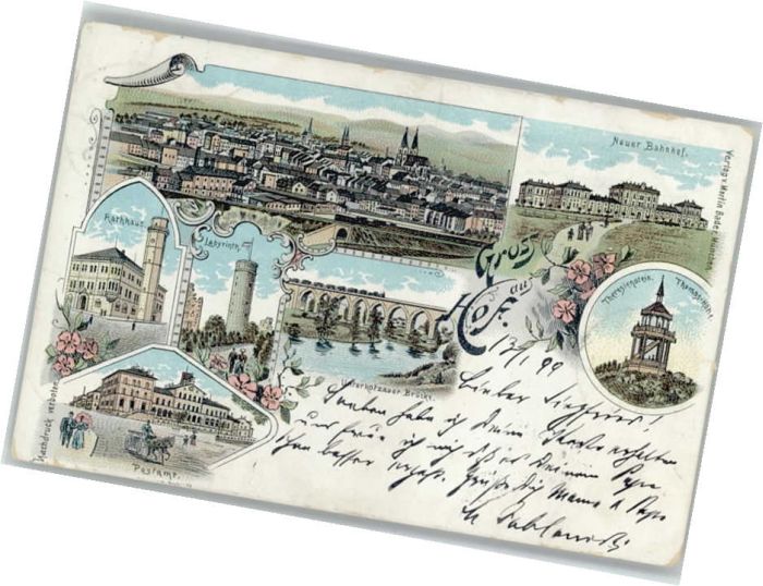 Hof Saale Hof Rathaus Labyrinth Bahnhof Thersiens