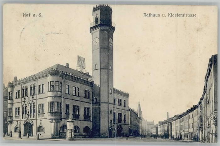 Hof Saale Hof Rathaus Klosterstrasse