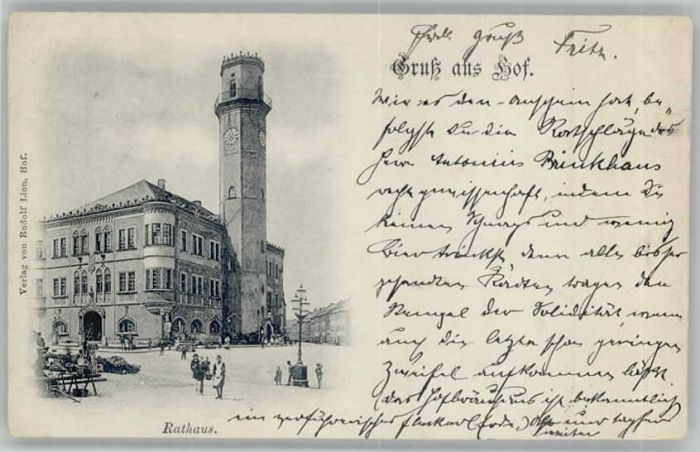 Hof Saale Hof Rathaus