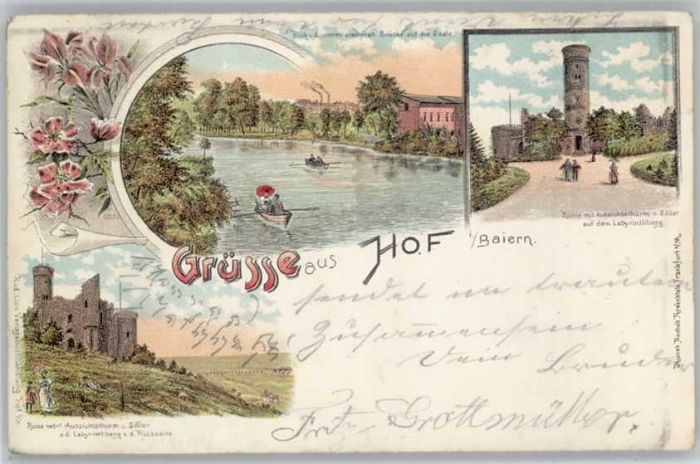 Hof Saale Hof Ruine Labyrinthberg