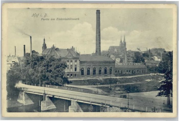 Hof Saale Hof Elektrizitätswerk