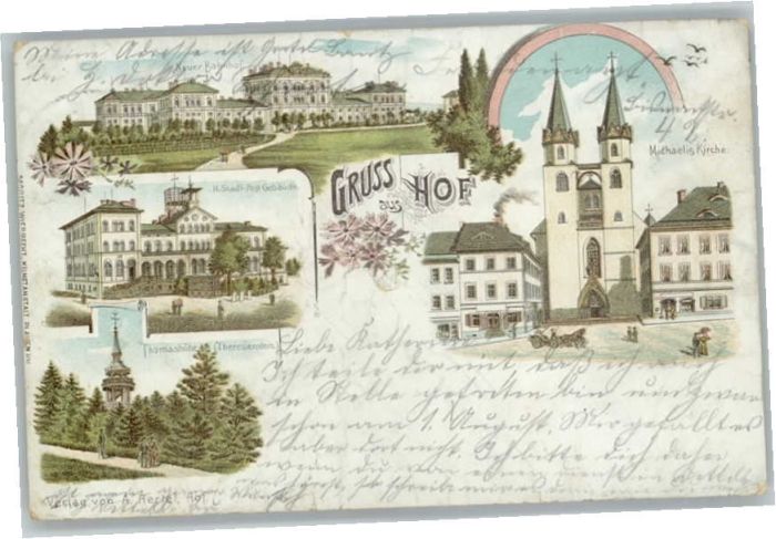 Hof Saale Hof Bahnhof Post Thomashöhe Theresienst