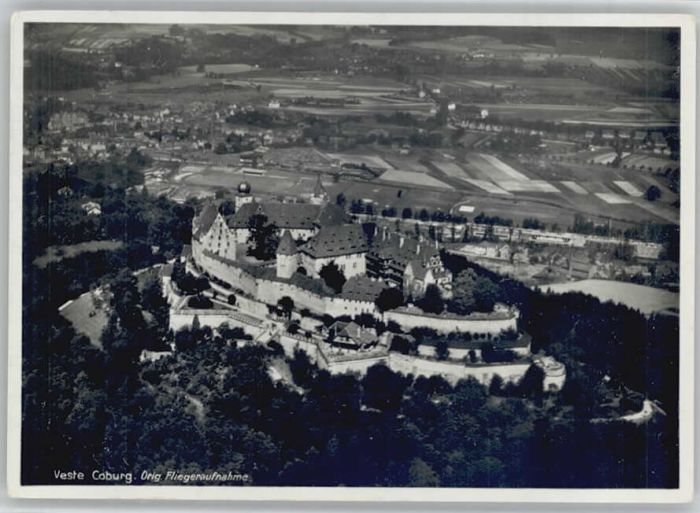 Coburg Bayern Fliegeraufnahme Veste