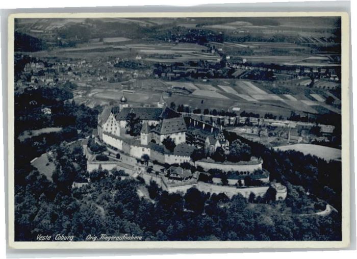 Coburg Bayern Fliegeraufnahme Veste