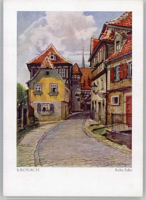 Kronach Oberfranken Kronach Kalte Ecke Künstler Gustav Lütt