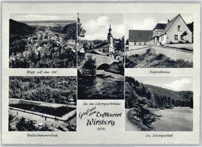 Wirsberg Kulmbach Bayern Jugendheim Schorgasttal Schwimmbad