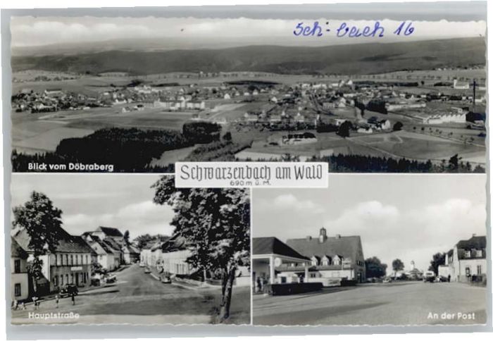 Schwarzenbach Wald Hauptstrasse Post