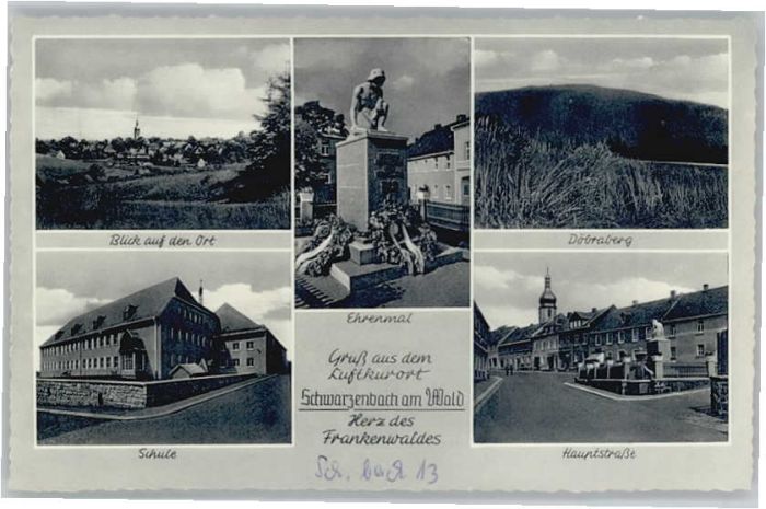 Schwarzenbach Wald Döbraberg Hauptstrasse