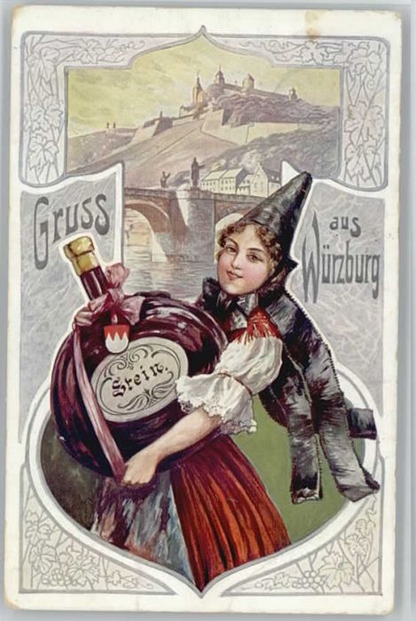 Wuerzburg tein-Wein Tracht